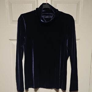 Talbots Velvet Long Sleeve Top